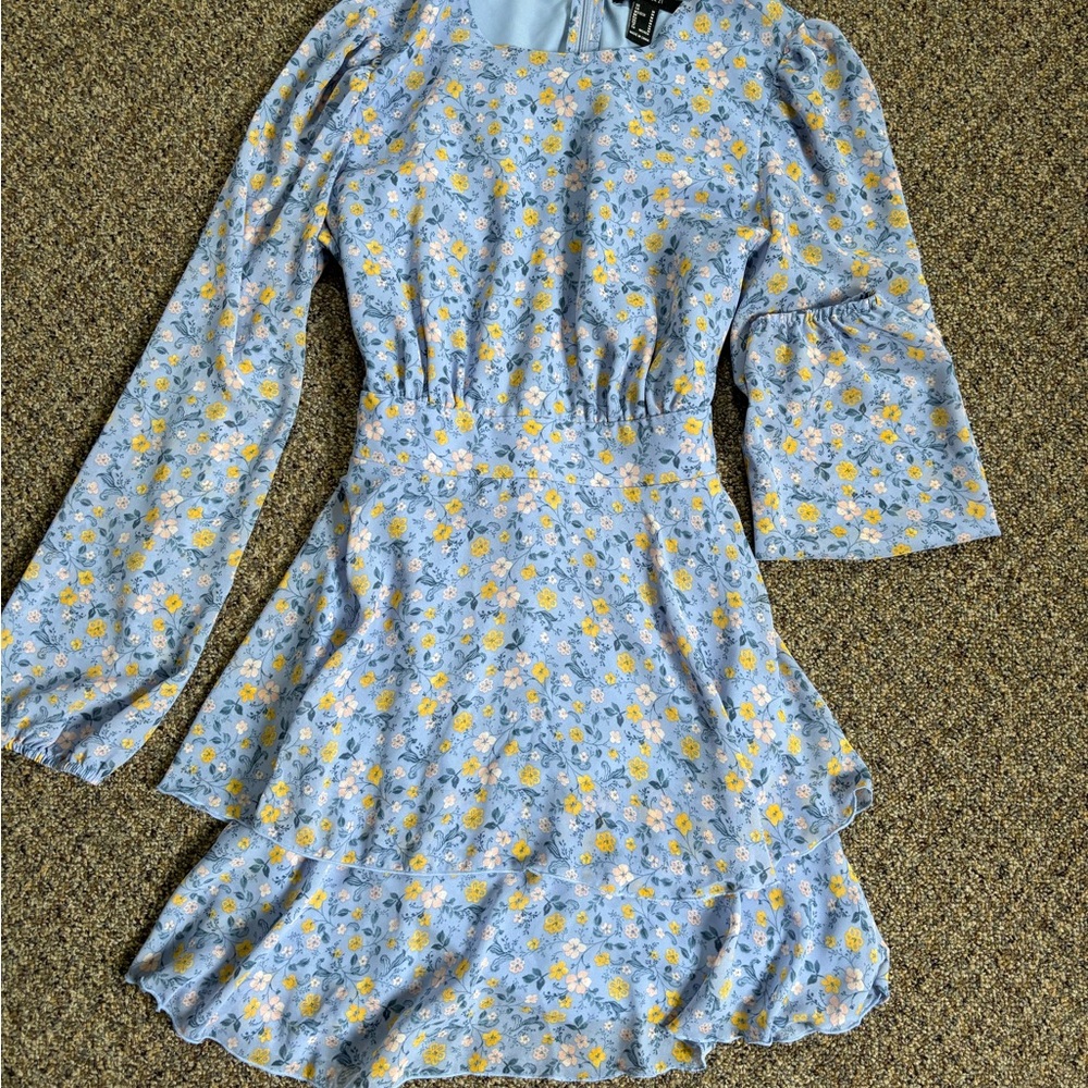 Forever 21 Blue Floral Mini Dress